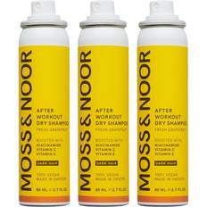Antioksidanter Tørrshampooer Moss & Noor After Workout Dry Shampoo Dark Hair 3-pack