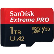 SanDisk Minnekort SanDisk MicroSDXC Extreme Pro 1TB 200MB/s A2 V30 UHS-I C10