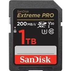 1 TB Minnekort & minnepenner SanDisk Extreme Pro SDXC Class10 UHS-I U3 V30 200/140MB/s 1TB