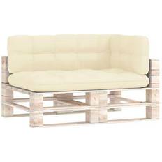 vidaXL 314560 3-pack Chair Cushions Beige (120x80)