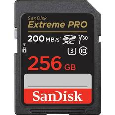 Minnekort & minnepenner SanDisk Extreme Pro SDXC Class 10 UHS-I U3 V30 200/140MB/s 256GB