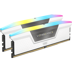Hvite RAM minne Corsair Vengeance RGB White DDR5 5200MHz 2X16GB (CMH32GX5M2B5200C40W)