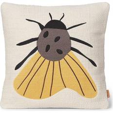 Puter Ferm Living Forest Embroidered Cushion Moth