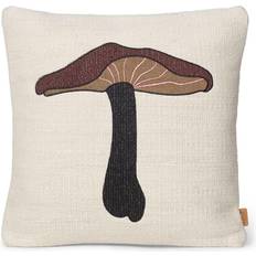 Kvadratisk Puter Ferm Living Forest Embroidered Cushion Lactarius