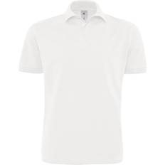 B&C Collection Heavymill Short-Sleeved Polo Shirt M - White