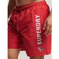 Superdry Code Applique 19 inch Swim Shorts M - Red