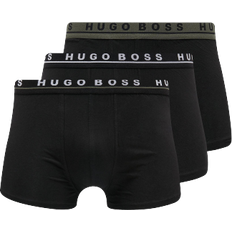 Hugo Boss Boksere Underbukser Hugo Boss Logo Boxer Trunks 3-pack - Black