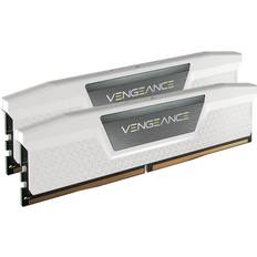 DDR5 - Hvite RAM minne Corsair Vengeance White DDR5 5200MHz 2X32GB (CMK64GX5M2B5200C40W)