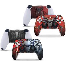 PlayStation 5 Controller Decal Stickers giZmoZ n gadgetZ PS5 2 x Controller Skins Full Wrap Vinyl Sticker - Spider