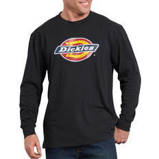 Dickies Long Sleeve Regular Fit Icon Graphic T-shirt - Black