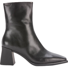 High Heel Boots Vagabond Hedda Leather Heeled Boots - Black