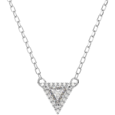 Swarovski Ortyx Necklace - Silver/Transparent