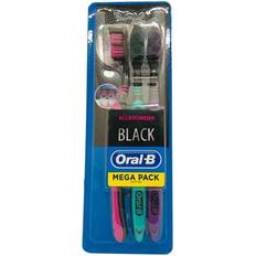 Tannbørster, Tannkremer & Munnskyll Oral-B All Round Clean Black Medium 3-pack