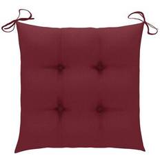 vidaXL 314925 Chair Cushions Red (50x50)