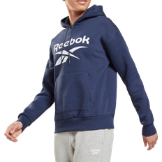Reebok Women Identity Logo Fleece Pullover Hoodie - Vector Navy