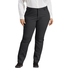 Dickies Women’s Perfect Shape Bootcut Pants Plus Size - Rinsed Black