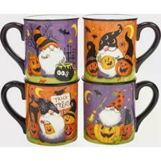 Multicolored Cups Certified International Halloween Gnomes Mug 53.2cl 4pcs