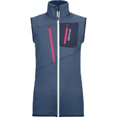 Damen - Rot Westen Ortovox Women's Fleece Grid Vest Merino vest L
