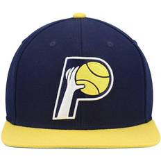 Mitchell & Ness Indiana Pacers Caps Mitchell & Ness Indiana Pacers Hardwood Classics Team Two-Tone 2.0 Hat Sr