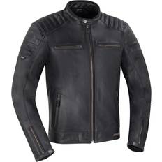 Motorcycle Jackets Segura Stripe Edition Motorcycle Leather Jacket, XL, black