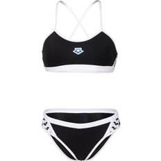 Black bikini Klær Arena Cross Back Solid Bikini Women black/white DE 2022 Swimsuits