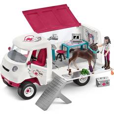 Spielsets Schleich Mobile Vet with Hanoverian Foal 42439