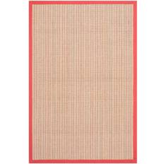 Sisal Carpets & Rugs Safavieh Natural Fiber Red 47.992x72.008"