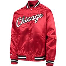 Jackets & Sweaters Mitchell & Ness Chicago Bulls Hardwood Classics Satin Raglan Full Snap Jacket Yth
