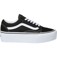 Vans Herren Sneakers Vans Old Skool Stackform M - Suede/Canvas Black/True White