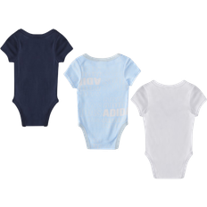 Adidas Bodysuits Children's Clothing adidas Infant Short Sleeve Lap Shoulder Bodyshirt 3-pack - White (GA8837)