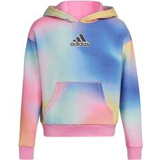 adidas Kid's Gradient Fleece Pullover Hoodie - Pink/Blue