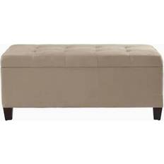 Storage ottoman bench Furniture Linon Carmen Storage Bench 48x20"
