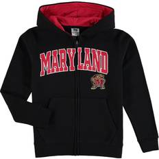 Colosseum Athletics Maryland Terrapins Applique Arch & Logo Full-Zip Hoodie Youth