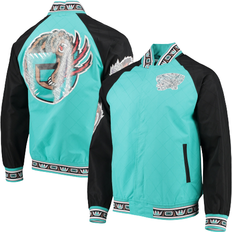 Jackets & Sweaters Mitchell & Ness Vancouver Grizzlies Turquoise Hardwood Classics 75th Anniversary Authentic Warmup Full Snap Jacket Sr