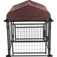 Trixie Dogs Pets Trixie Deluxe Outdoor Dog Kennel with Cover Medium