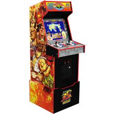 Preloaded Games Game Consoles Arcade1up Capcom Street Fighter II: Champion Turbo Legacy Edition with Riser & Lit Marque Arcade