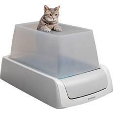 PetSafe Cats Pets PetSafe ScoopFree Complete Plus Self-Cleaning Cat Litter Box with Top-Entry Hood