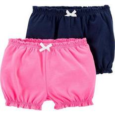 Carter's Baby Cotton Shorts 2-pack - Pink/Navy