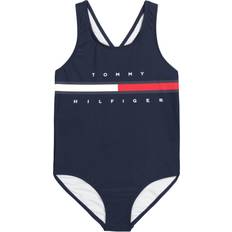 Tommy Hilfiger Big Kids' Flag Swimsuit - Navy Blazer Classic