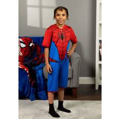 Lange Ärmel Playsuits AME Sleepwear Spider-Man Kids Romper Black/Blue/Red