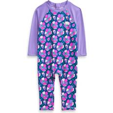 Boys UV Suits Children's Clothing The North Face Baby's Rashguard Suit - Banff Blue Mountain Floral Print