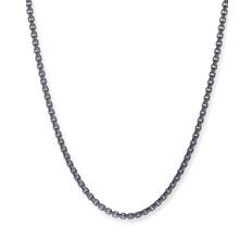 David Yurman Chain Box-Link Necklace - Silver