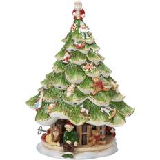 Porselen Juletrepynt Villeroy & Boch Christmas Toys Memory X-mas Tree Large with Children Juletrepynt 30cm