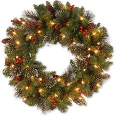 With Lighting Christmas Trees National Tree Company Crestwood Spruce Christmas Tree 24"