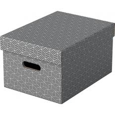 Schreibtischaufbewahrung & Briefkörbe reduziert Esselte Storage Box Home Size M 3pcs grey