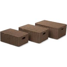 Green Boxes & Baskets Honey Can Do STO-03557 paper rope, R2 taupe Storage Box