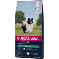 Hundefôr Husdyr Eukanuba Small & Medium Breed Adult Dry Dog Food Lamb & Rice 12kg