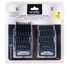 Andis Barbermaskiner & Trimmere Andis 7 Master Premium Metal Comb Set Attachments 33645