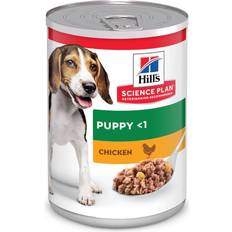 Hills Hunde - Nassfutter Haustiere Hills 370g Science Plan Wet Dog Food 9 3 Puppy <1 Chicken