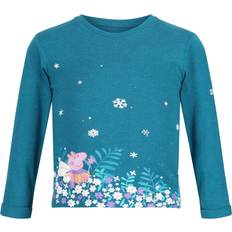 Lilla Regnjakker Regatta Childrens/Kids Muddy Puddle Floral Peppa Pig Padded Jacket (12-18 Months) (Lilac Bloom)